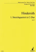 1st String Quartet C Major, First Edition. op. 2. string quartet. Partition d'étude.