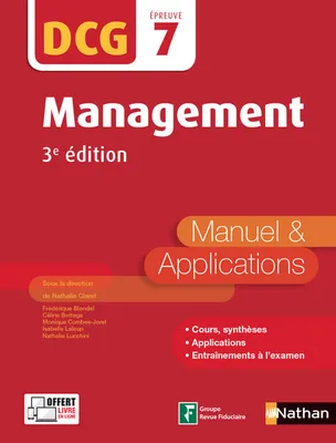 7, Management - DCG Epreuve 7 - Manuel et applications 2017