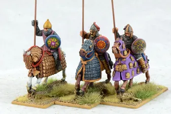 Perses Sassanides - Guerriers montés (lances)