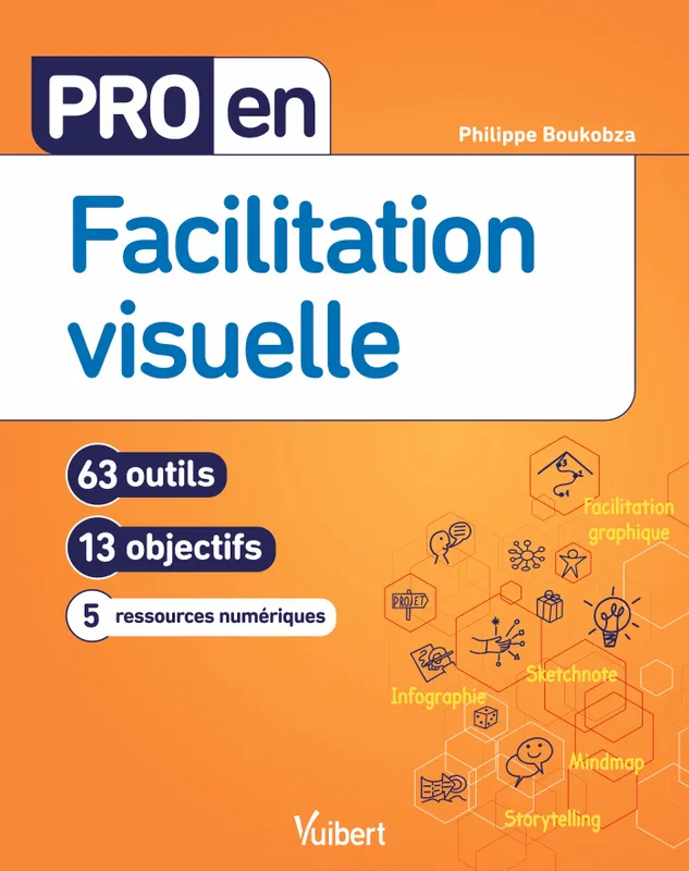 Livres Économie-Droit-Gestion Management, Gestion, Economie d'entreprise Marketing Pro en Facilitation visuelle, 13 objectifs et 63 outils Philippe Boukobza