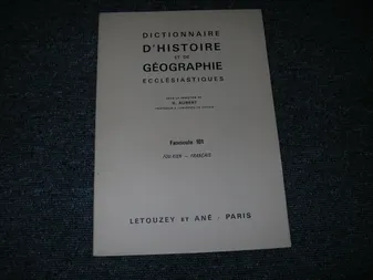 DICTIONNAIRE D'HISTOIRE ET DE GEOGRAPHIE ECCLESIASTIQUES. Fascicule 101. Fou ken  Français