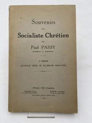 Souvenirs d'un socialiste chrétien