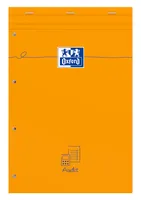 OXFORD Bloc-Notes Audit Perforé Orange A4+ Réglure 