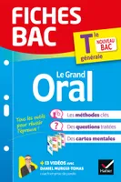 Fiches bac Le Grand Oral Tle générale - Bac 2024, nouveau bac