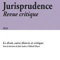 Jurisprudence. Revue critique 2016, LE DROIT, ENTRE THÉORIE ET CRITIQUE