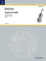 Gana El-Farh, for cello and piano. cello and piano. Partition et partie.