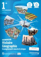 Histoire-géographie, enseignement moral et civique, 1re, voie technologique, Nouveau programme