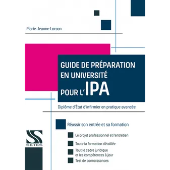 Guide de préparation en université pour l'IPA, Diplôme d'état d'infirmier en pratique avancée
