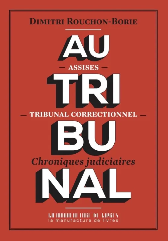 Livres Économie-Droit-Gestion Droit Généralités Au tribunal , Assises, tribunal correctionnel : chroniques judiciaires Dimitri Rouchon-Borie