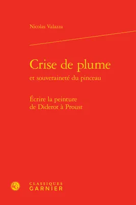 Crise de plume et souveraineté du pinceau, Écrire la peinture de Diderot à Proust