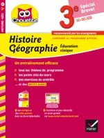 Histoire-Géographie Éducation civique 3e, cahier de révision et d'entraînement