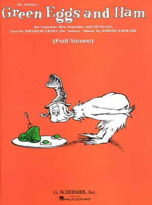 Green Eggs and Ham (Dr. Seuss), Score