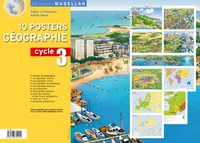 Magellan - Géographie Cycle 3, 10 posters, 10 posters géographie, cycle 3, Guide pédagogique