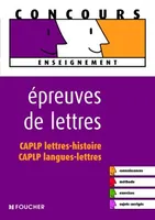 Epreuves de Lettres, PLP Externe et interne