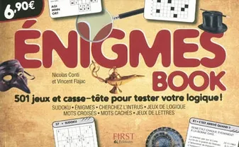 Enigmes Book, 501 jeux et casse-tête pour tester votre perspicacité !