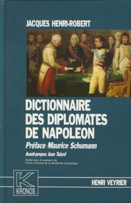 Dictionnaire des diplomates de Napoléon, Kronos N° 5