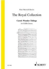 Carol: Wonder Tidings, for SATB choir. mixed choir (SATB). Partition de chœur.