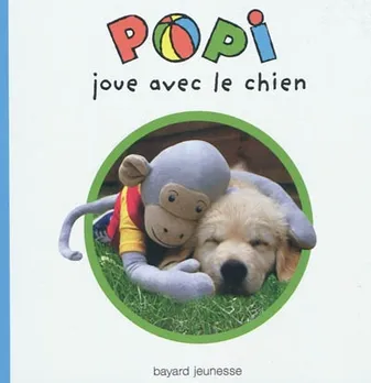 Suis Popi dans ses premières aventures de la vie !, Popi joue avec le chien