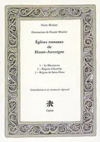 Coffret eglises romanes de haute-auvergne 3 volumes