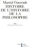 Dianoématique, 2, En Allemagne de Leibniz à nos jours, Histoire de l'histoire de la philosophie, En Allemagne, de Leibniz à nos jours