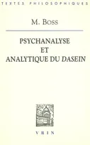 Psychanalyse et analytique du Dasein