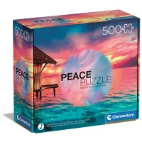 PUZZLE 500 PCS LIVING THE PRESENT PEACE