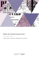 Bulletin de la Société chimique de Paris
