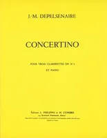 Concertino pour 3 clarinettes et piano