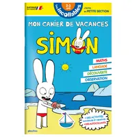 Cahier de vacances Simon - Les incollables - Toute Petite Section à Petite Section - 2/3 ans