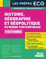 Histoire, géographie, géopolitique du monde contemporain, 1re et 2e années