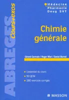 Chimie générale, médecine, pharmacie, DEUG SVT