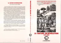 La nature en révolution 1750-1800, 1750-1800