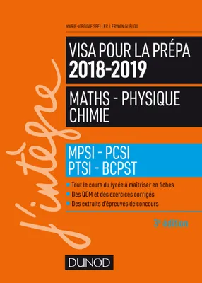 Visa pour la prépa 2018-2019 - Maths-Physique-Chimie - MPSI-PCSI-PTSI-BCPST, MPSI-PCSI-PTSI-BCPST