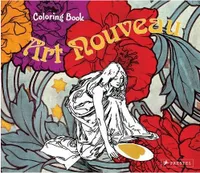 Coloring Book Art Nouveau /anglais
