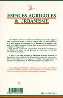 Espaces agricoles et urbanisme, Association de Droit Rural (Région de Corse)