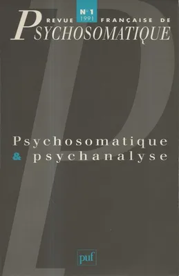 Rev. fr. de psychosomatique 1992, n° 1
