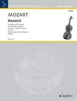 Concerto D majeur, KV 218. violin and orchestra. Réduction pour piano avec partie soliste.
