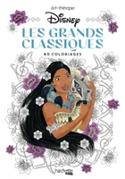 Les Petits blocs d'Art-thérapie Les Grands Classiques Disney, 60 coloriages
