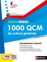 1000 QCM Culture générale - Concours 2019-2020 - numéro 28 - Catégories A, B et C (IFP) 2019