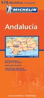Régional Espagne, 15550, Andalucía - carte routière 578