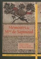 Mémoires de Mme de Sapinaud