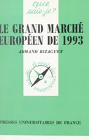 Le grand marché européen de 1993