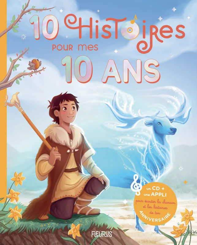 Livres Jeunesse de 3 à 6 ans Recueils, contes et histoires lues 10 histoires pour mes 10 ans (+ CD) André Devin, Charlotte Grossetête, Pierre Pelot