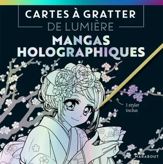 Cartes à gratter de lumière - Mangas holographiques
