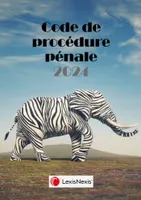 Code de procédure pénale 2024 - Jaquette Eléphant zèbre