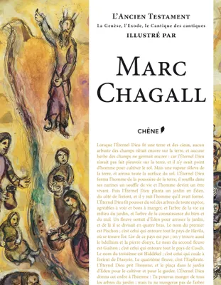 L'Ancien Testament illustré par Marc Chagall, la Genèse, l'Exode, le Cantique des cantiques