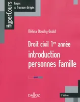 Droit civil 1re année / introduction, personnes, f, introduction, personnes, famille