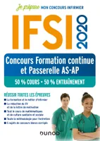 IFSI 2020 Concours Formation continue et Passerelle AS-AP - 50% Cours - 50% Entraînement, 50% Cours - 50% Entraînement - Réussir toutes les épreuves