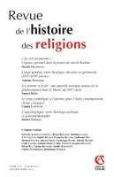 Revue de l'histoire des religions - Tome 233 (1/2016) Varia, Varia