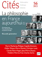 Cités 2013 - N° 56, La philosophie en France aujourd'hui